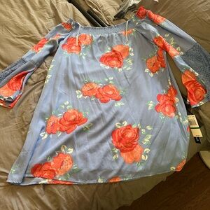 Floral Off-Shoulder Dress